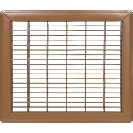 IMPERIAL Air Grille, 6 in L, 14 in W, Steel, Brown RG1115